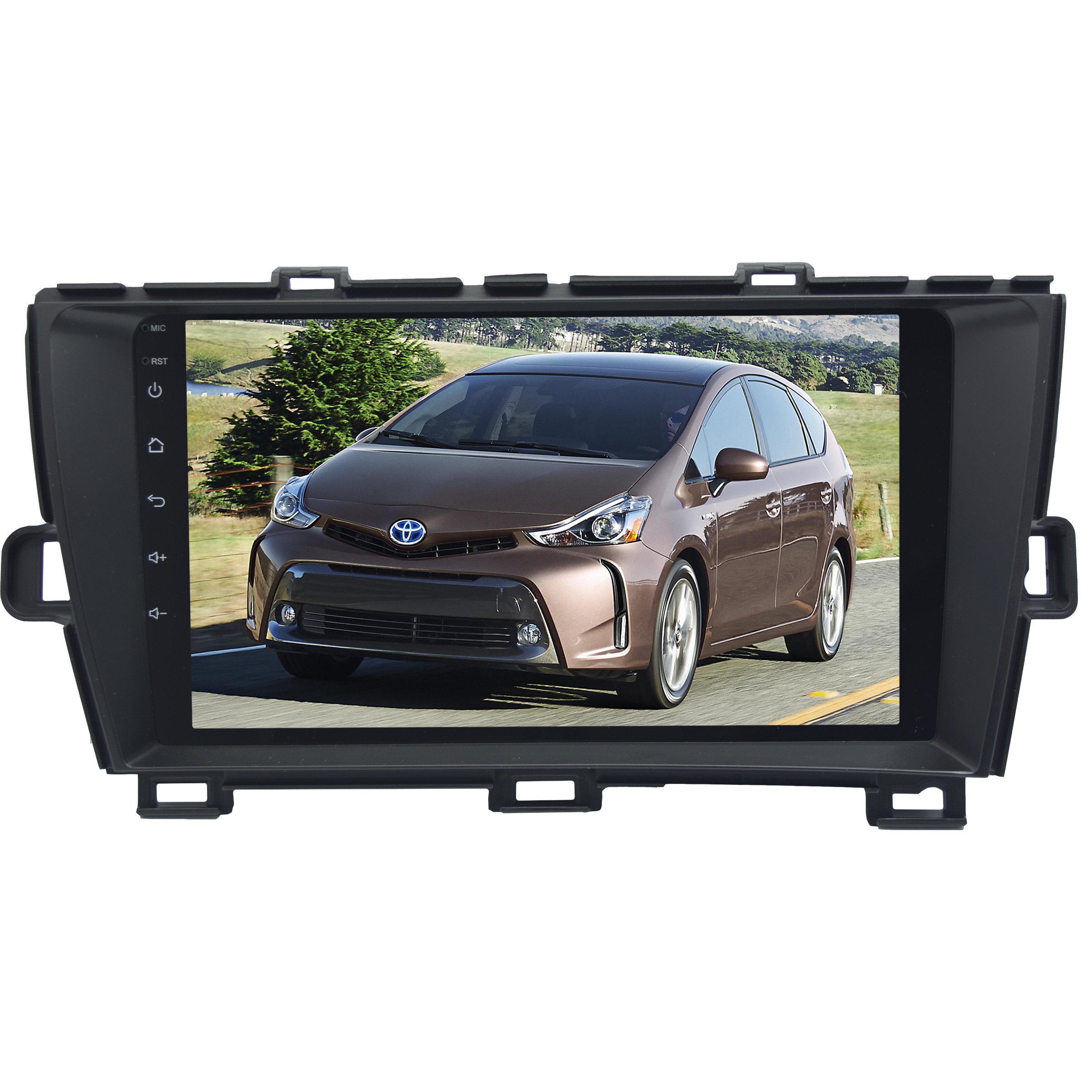 Штатная магнитола 9 дюймов для Toyota Prius 2009-2016 левый руль (черная)  Teyes CC2 PLUS 3553-